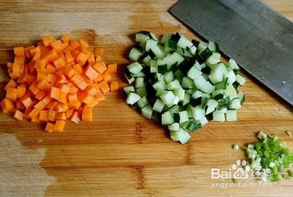 虾仁炒饭的做法