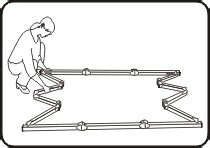 投影幕:快速折叠投影幕