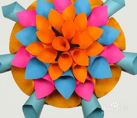 便利贴手工制作立体纸花的做法图解