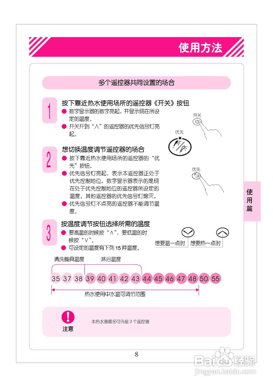 林内热水器JSW40-J型使用说明:[1]