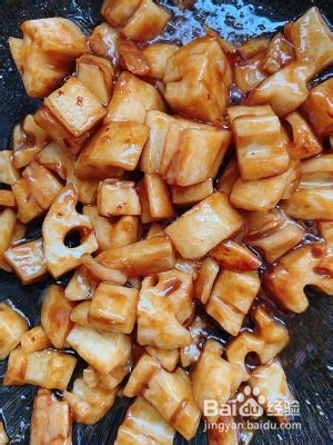 糖醋藕丁怎么做