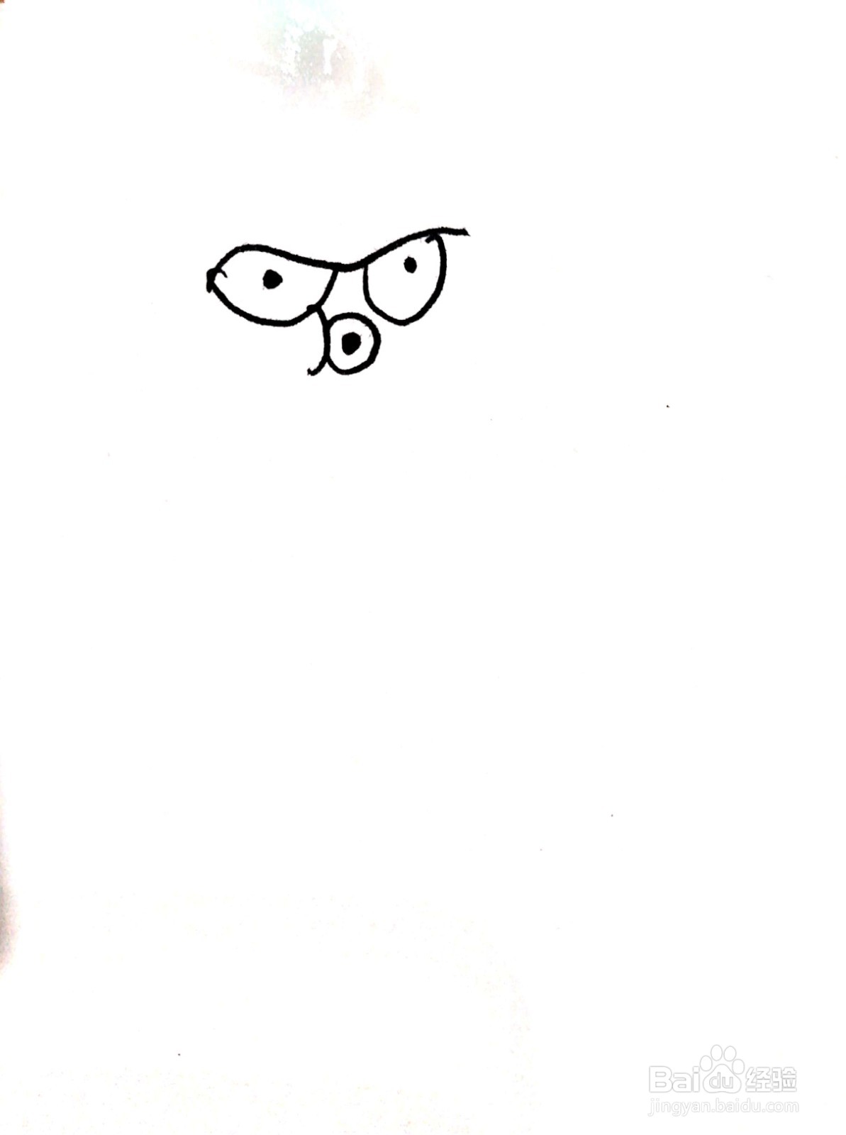 生气的小怪兽线描画怎么画