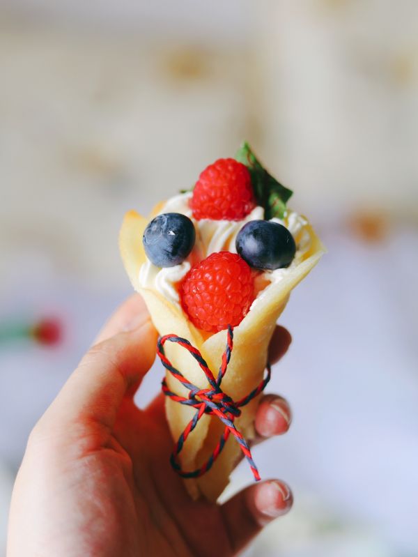 冰淇淋甜筒花束饼干美哭了