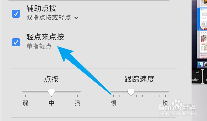 苹果笔记本触控板点按没反应
