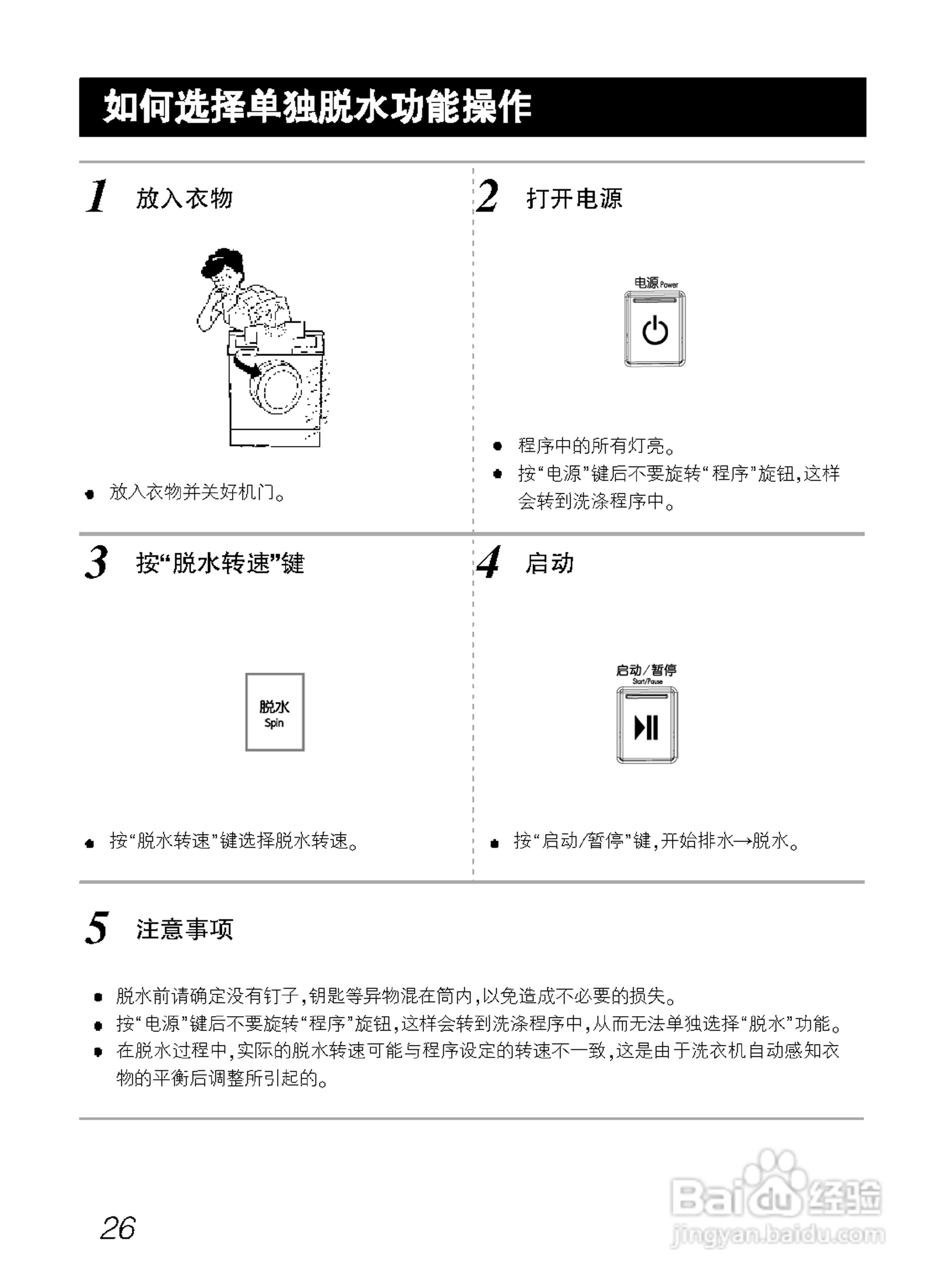 LG WD-A12197D洗衣机使用说明书:[3]