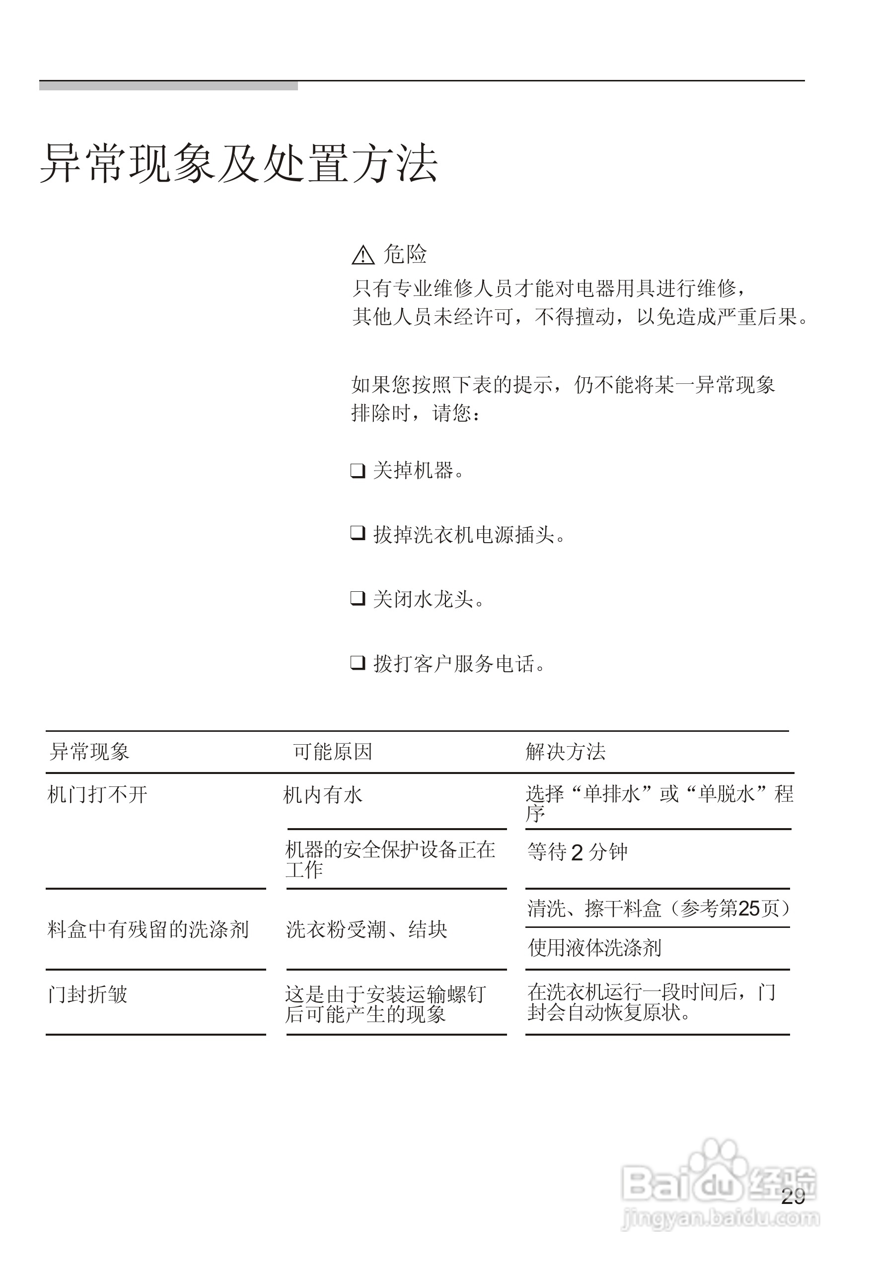 西门子WM605 洗衣机说明书:[4]
