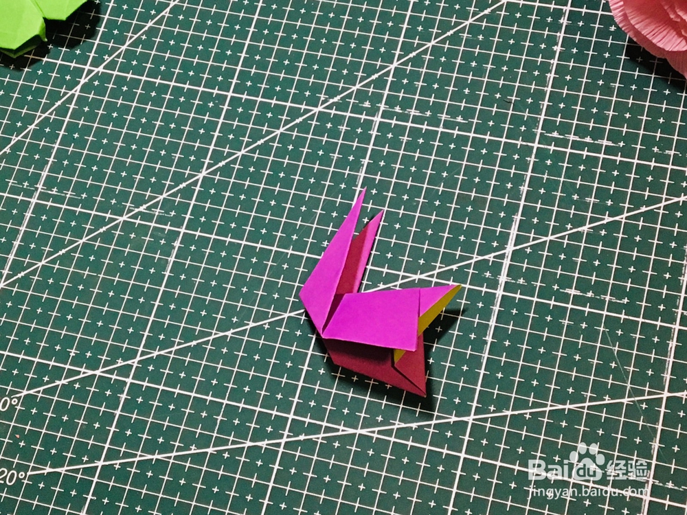 幼儿折纸：小兔子的折法