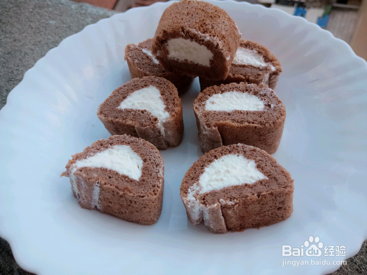 酸奶可可蛋糕卷的做法