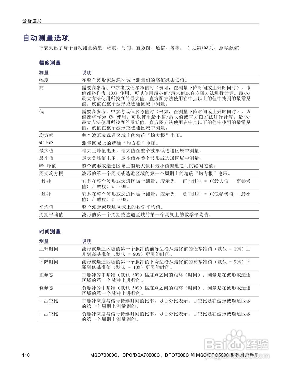 泰克DPO5034数字示波器用户手册:[13]