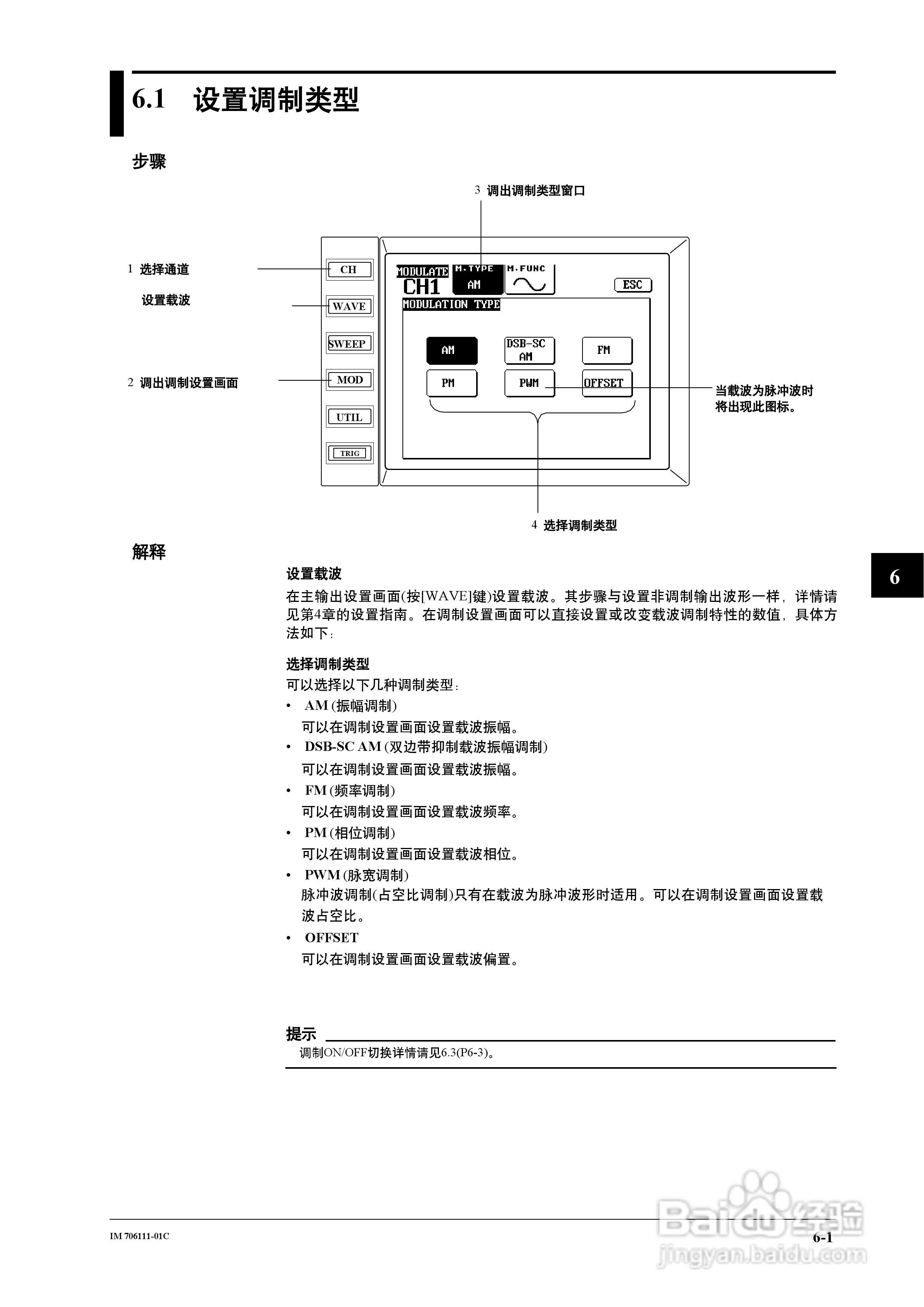 FG200/FG300合成函数发生器用户说明书:[6]