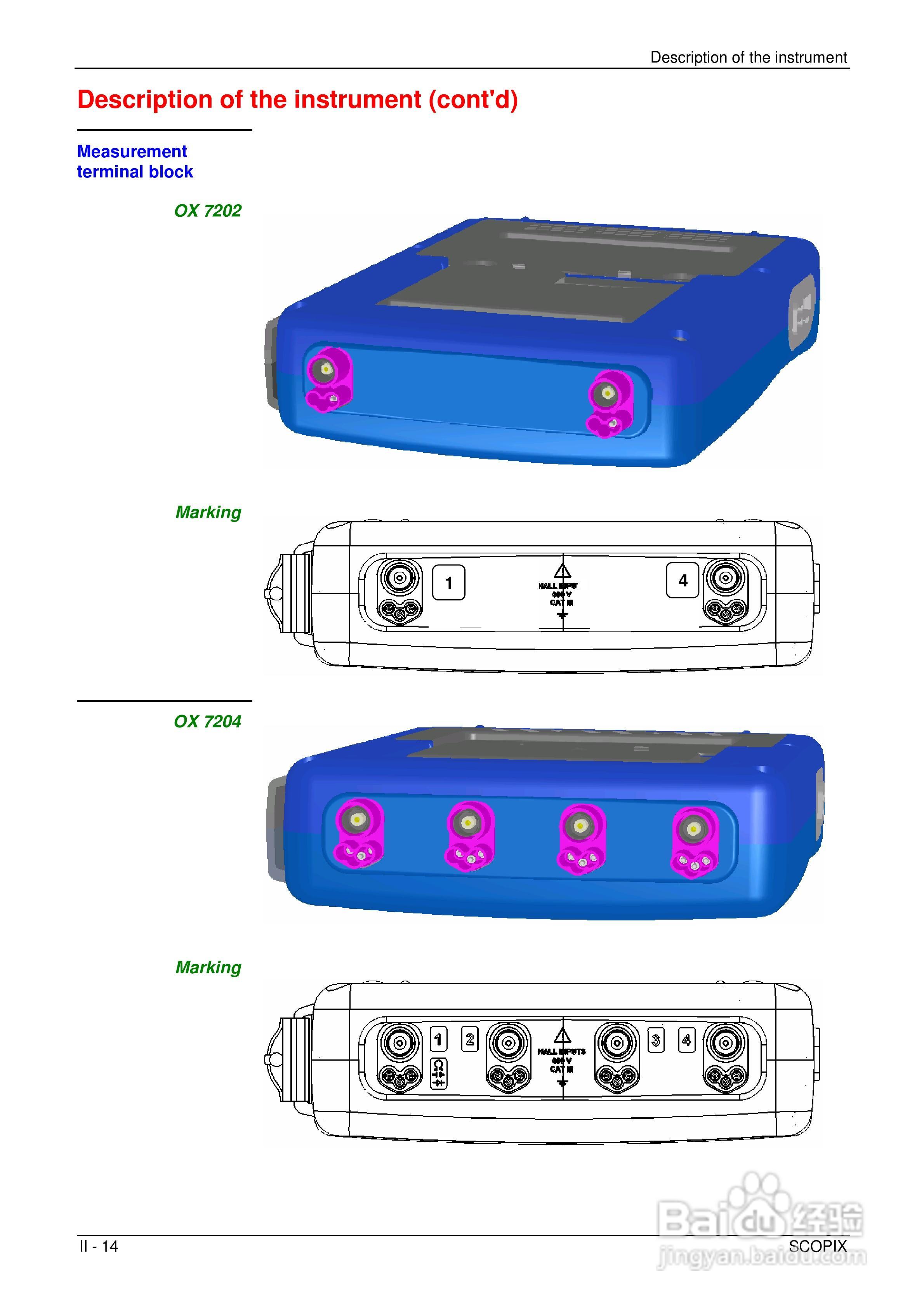 OX7204便携式数字存储示波器用户手册:[2]