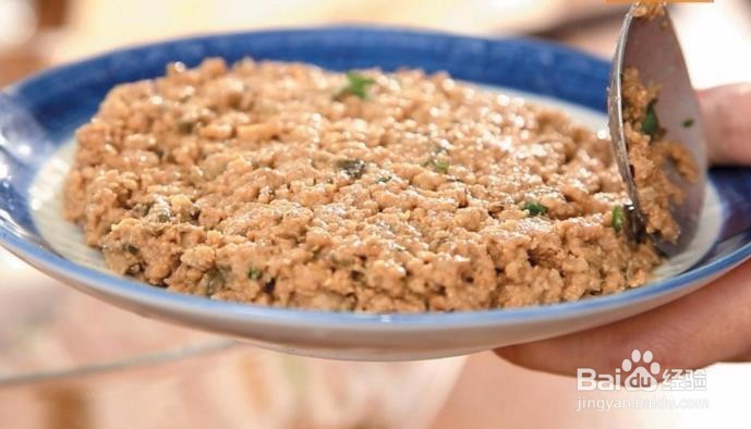 蒸素肉饼食谱
