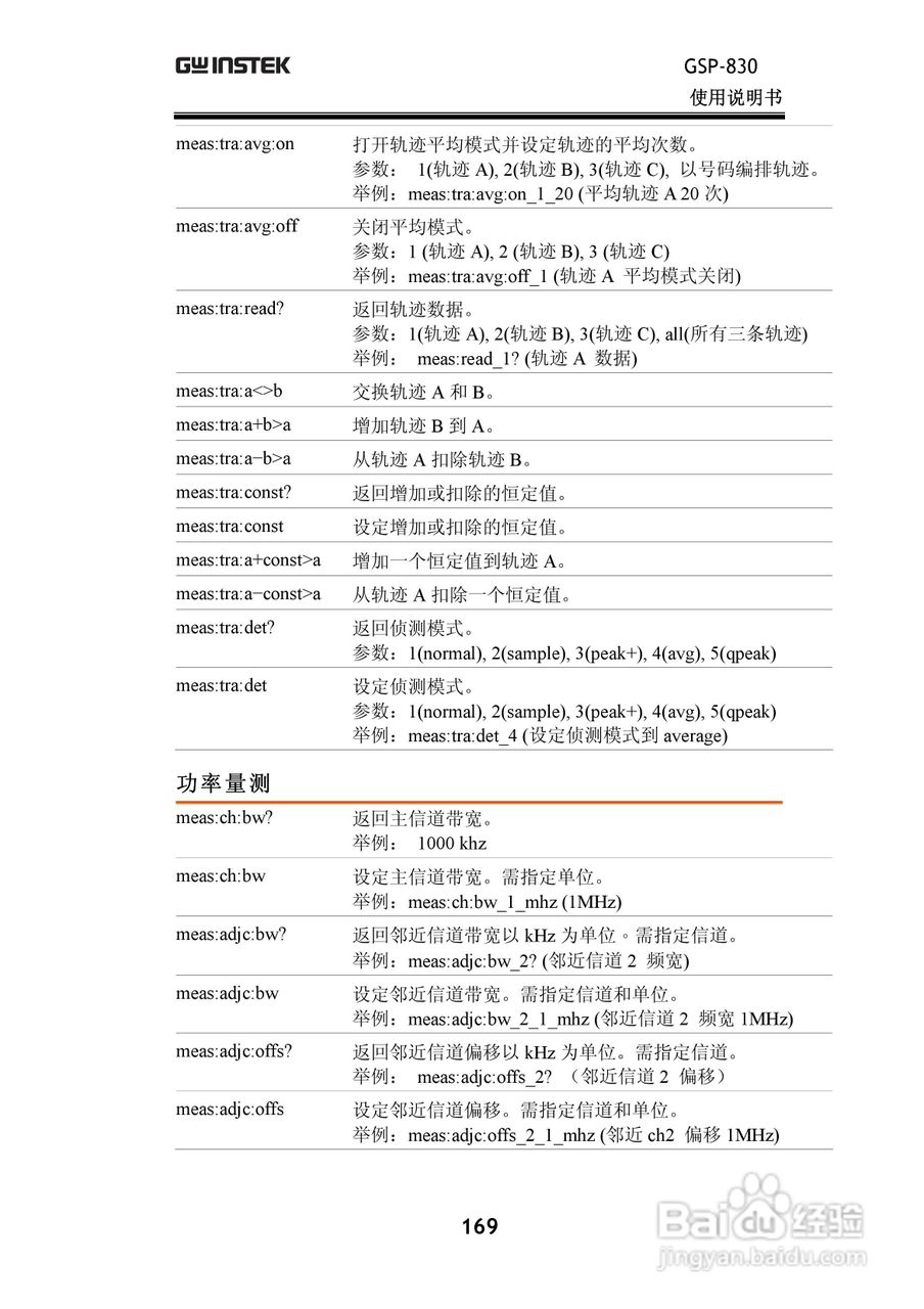固纬GSP830频谱分析仪说明书:[17]