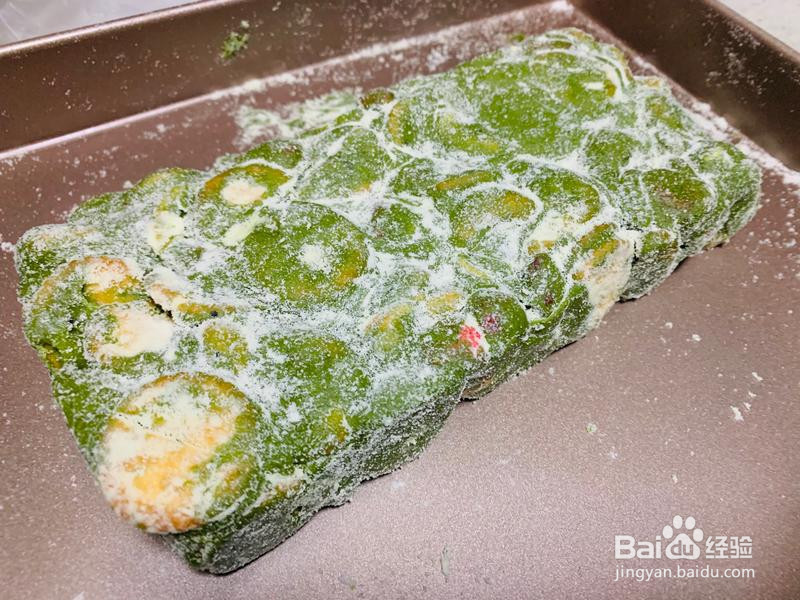 新年小甜点 抹茶雪花酥的做法