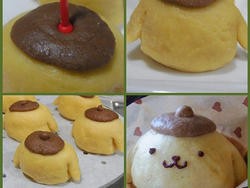 可爱的布丁狗包子