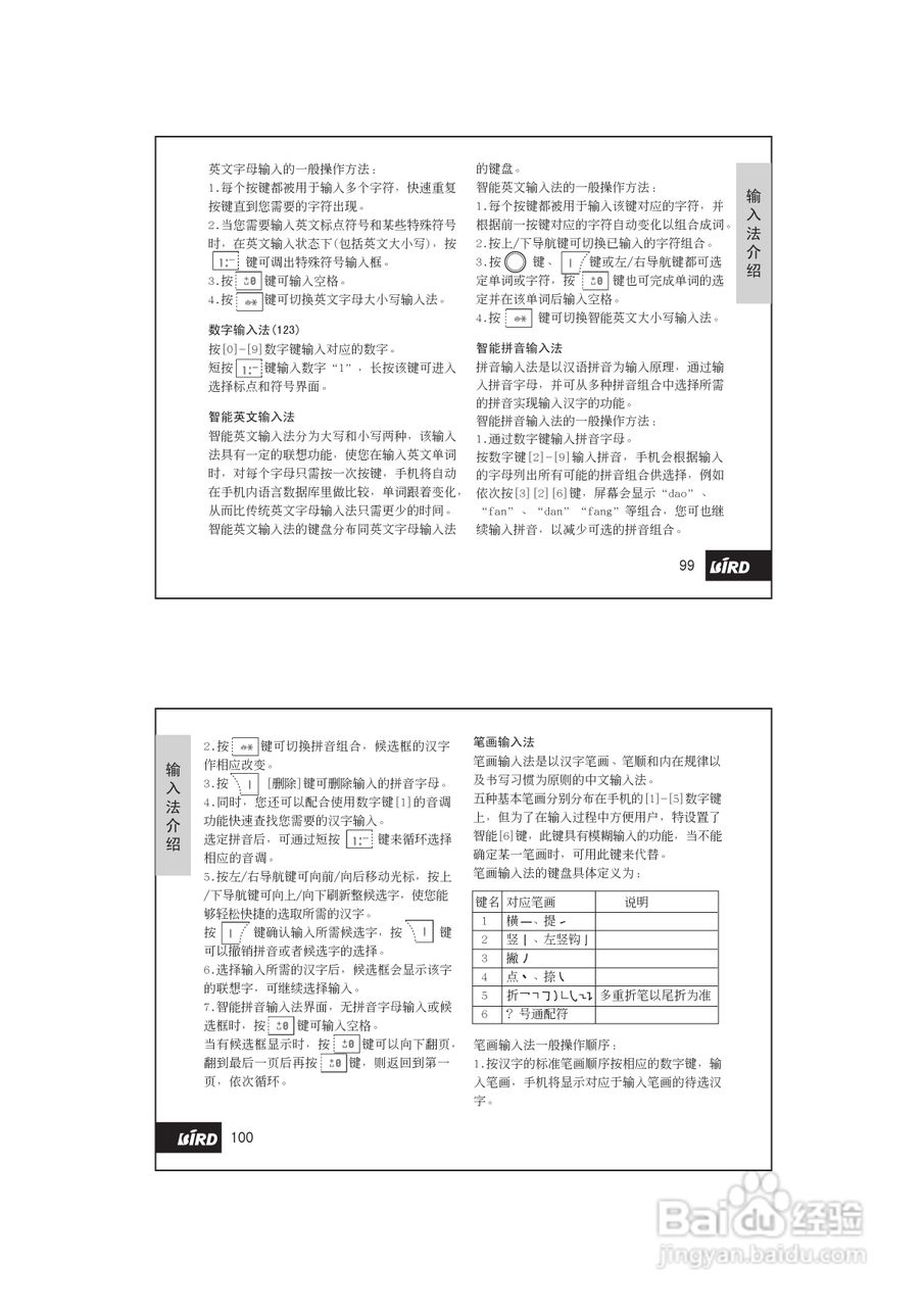 波导F520手机使用说明书:[5]