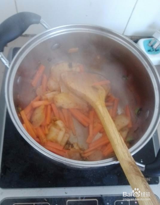 泡菜豆腐鲜蔬锅