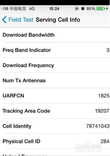 苹果手机查看信号强度经验分享
