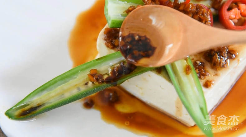 豆腐秋葵的完美结合