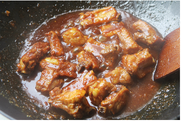 美味橙香排骨