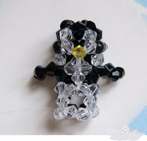 串珠企鹅教程图解