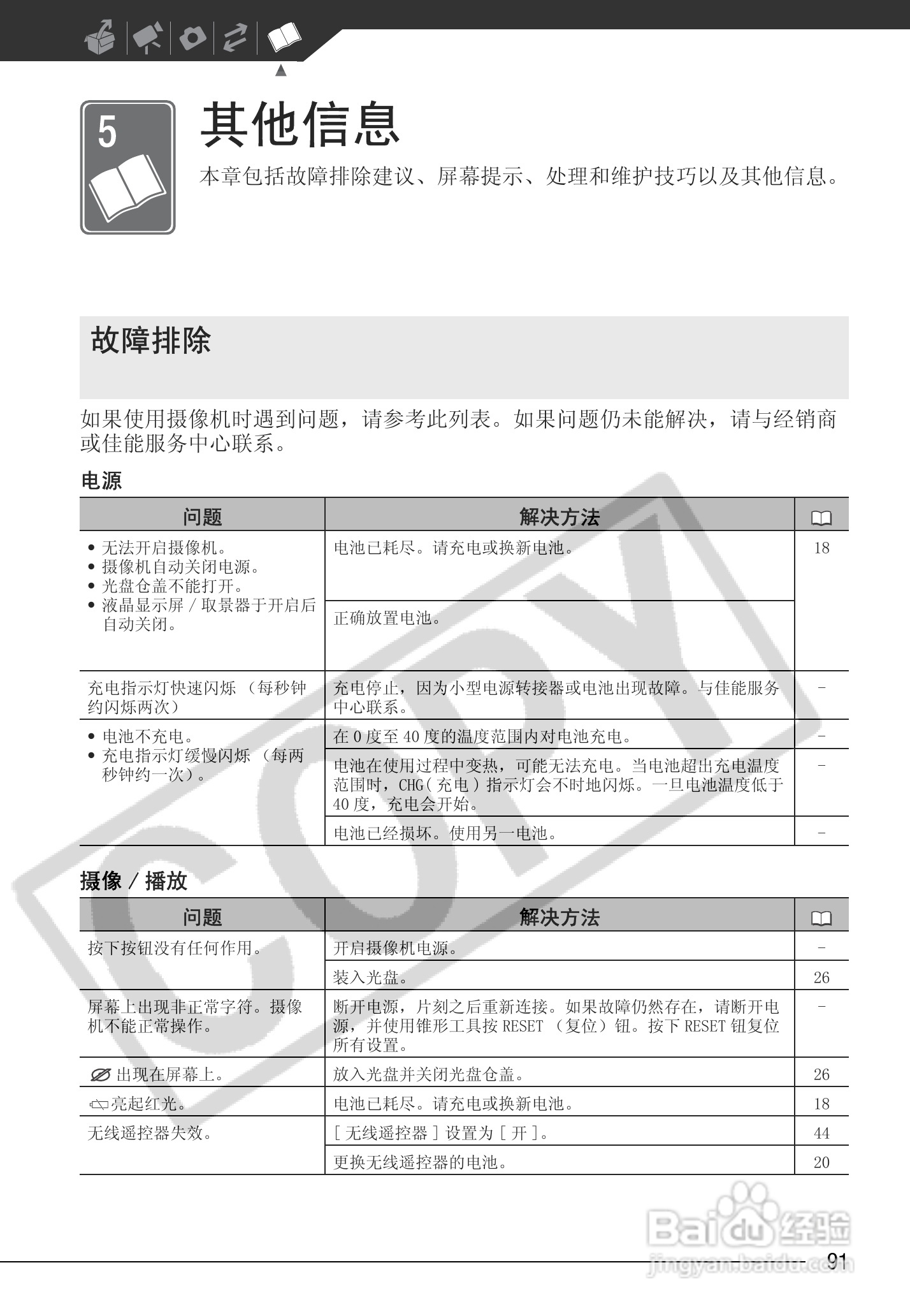 佳能HR10数码摄像机使用说明书:[10]