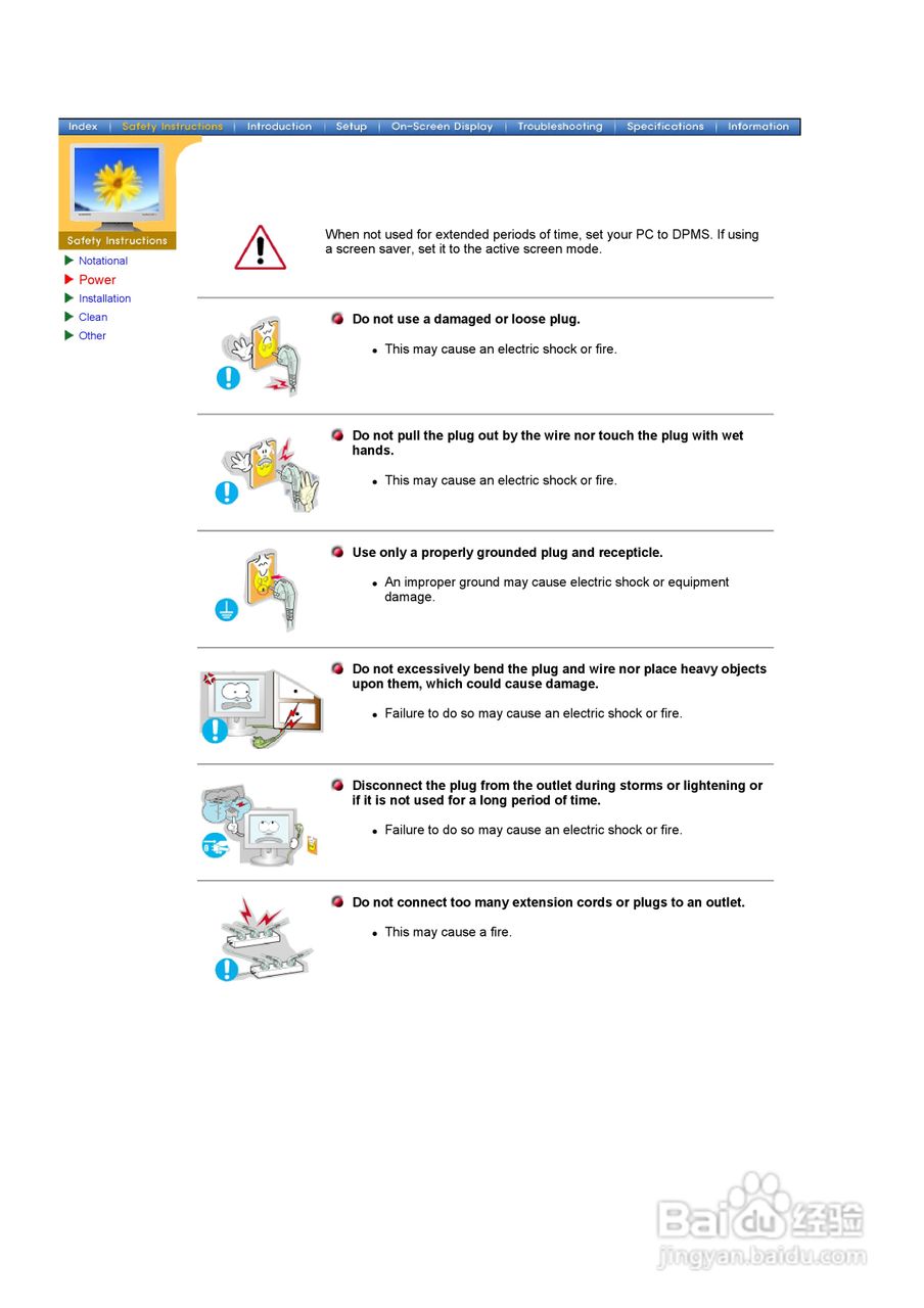 三星171P液晶显示器使用说明书:[1]