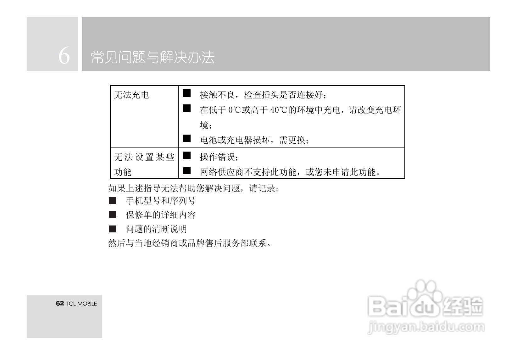 TCL M581手机使用说明书:[7]