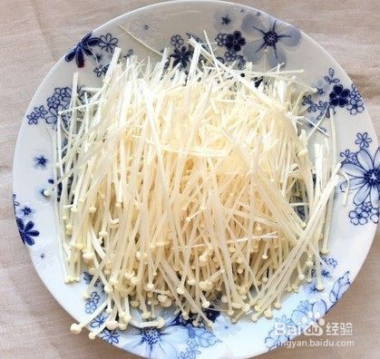 红油金针菇的做法