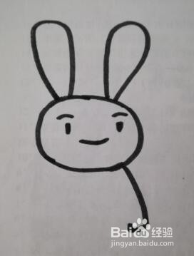 动物简笔画 兔子的画法