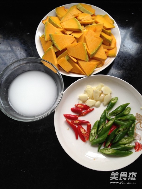 素食之— —蒜瓣南瓜