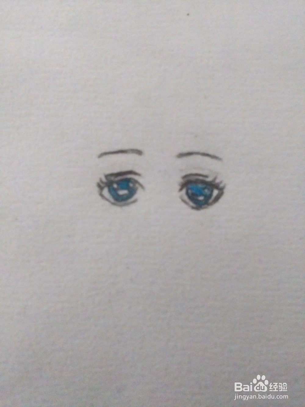 简单的动漫人物眼睛怎么画（4）