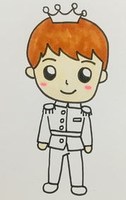 王子的简笔画怎么画好看