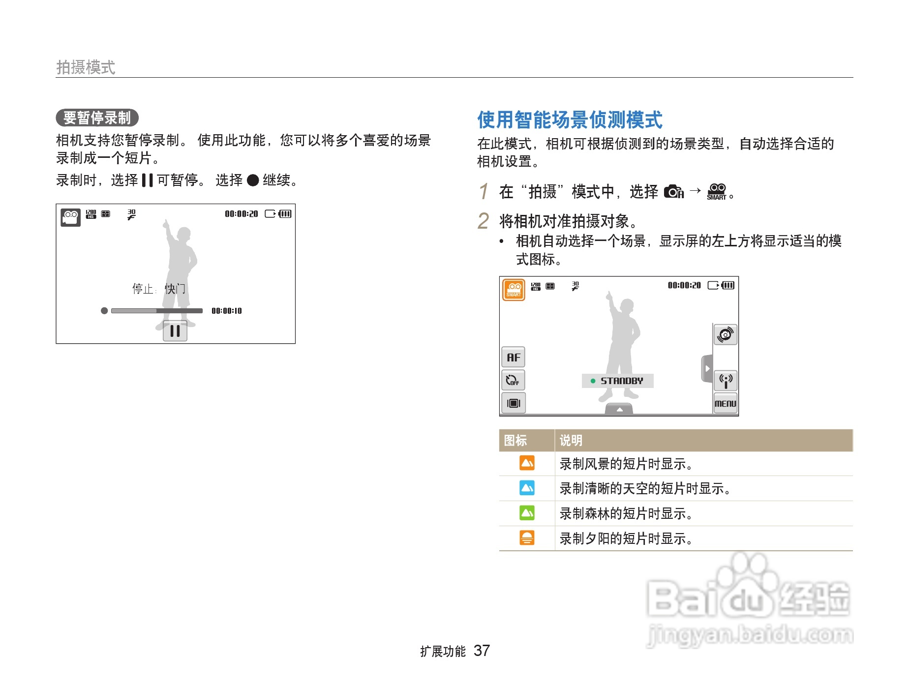三星ST80数码相机使用说明书:[4]