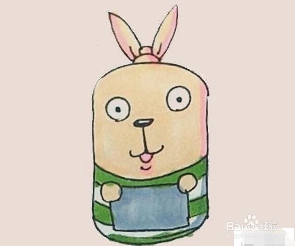 伴儿成长简笔画系列-怎样画越狱兔简笔画