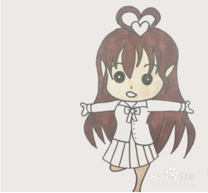 王默的裙子怎么画