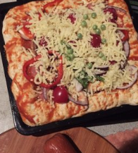 芝士椰油底薄饼水果挞比萨的做法