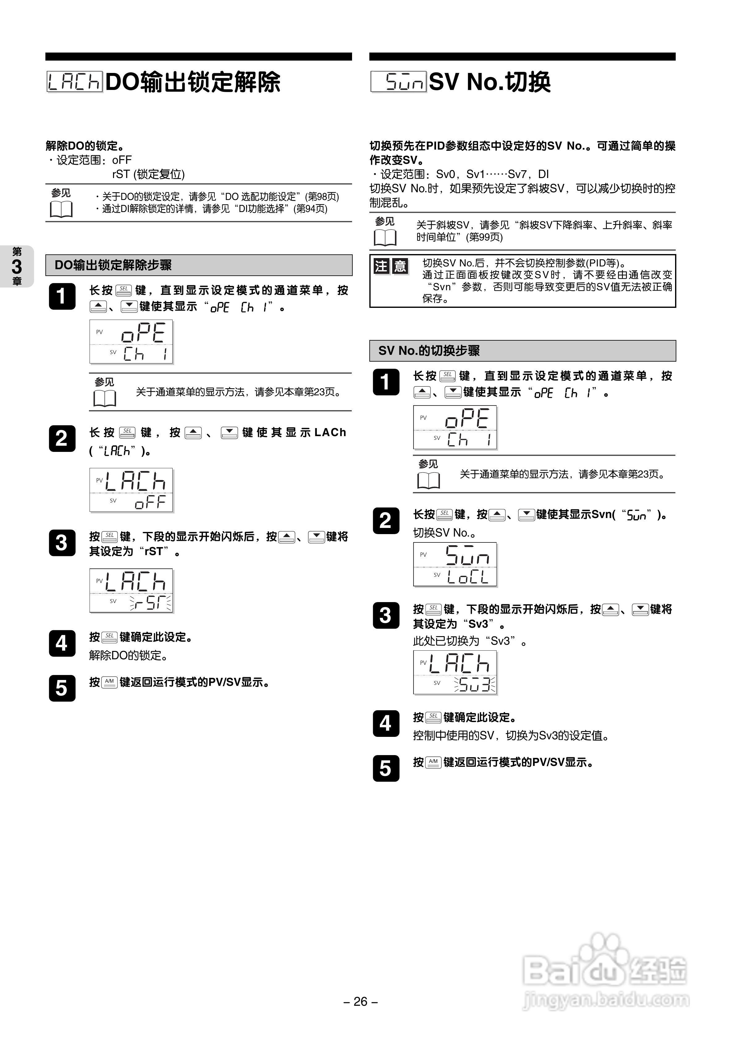 富士电机PXG数字式温度调节器/微型控制器X操作手册:[3]