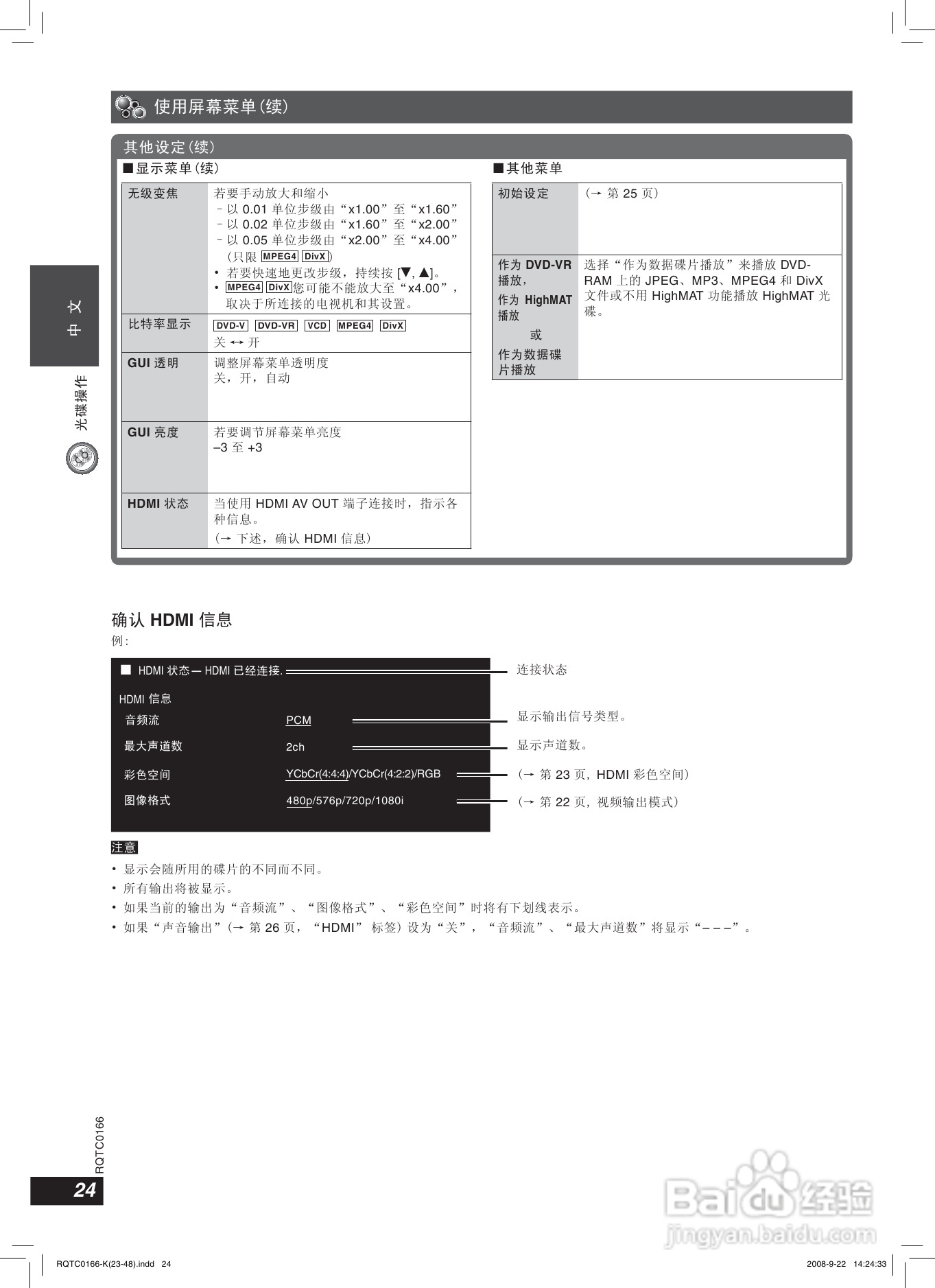 松下SC-HT669家庭影院使用说明书:[2]