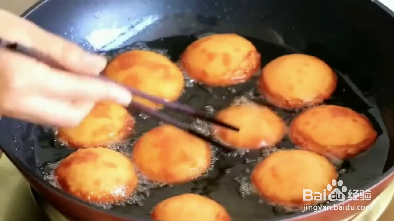 如何炸出好吃的红薯小饼？