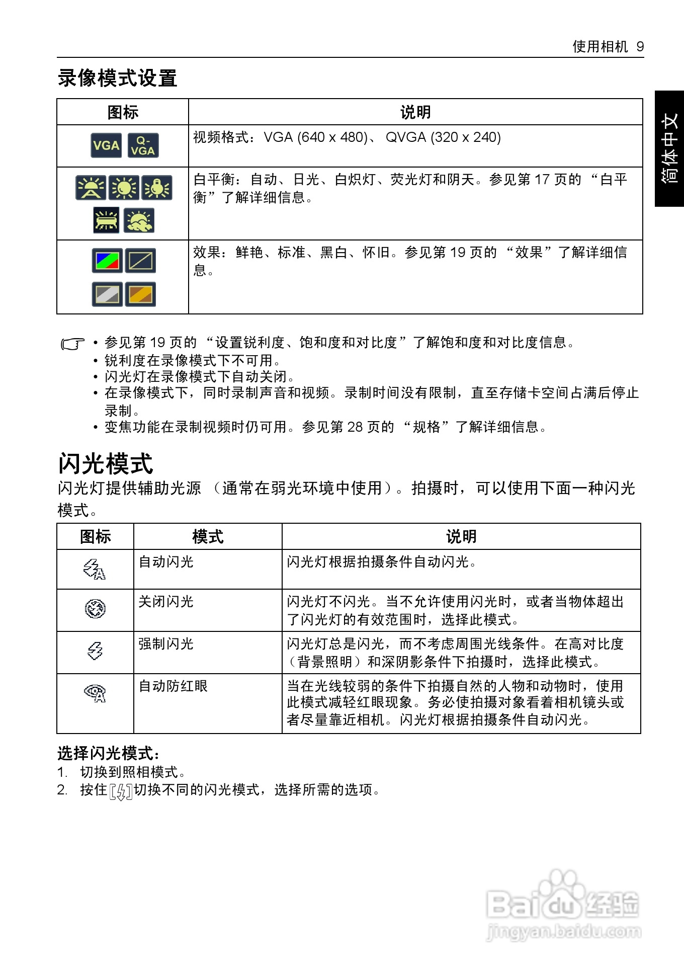 明基E1040数码相机使用说明书:[2]
