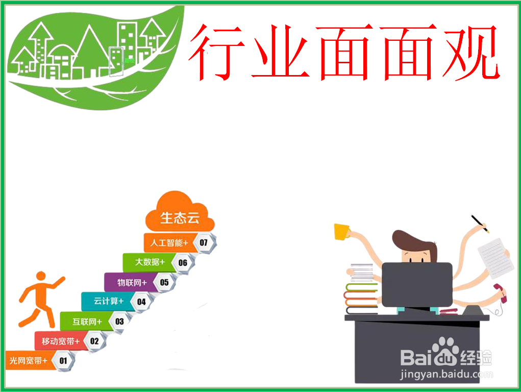 行业面面观手抄报