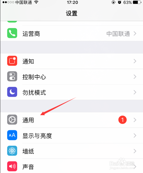 苹果手机如何打开来电闪光灯提示(ios10)