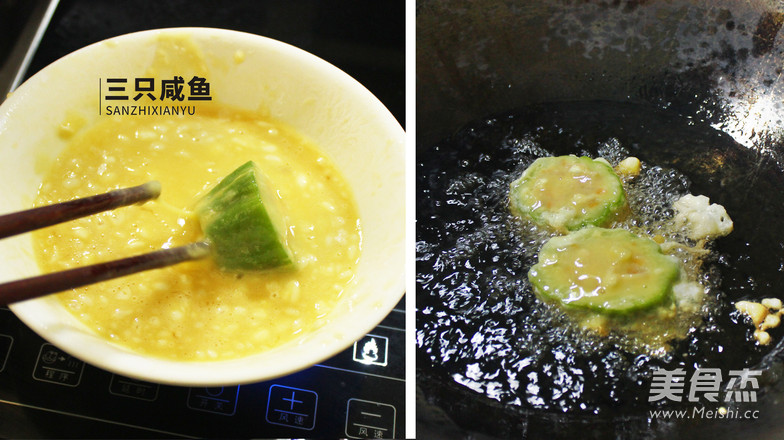 苦瓜酿土豆泥