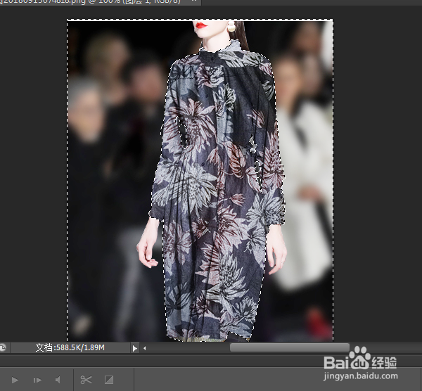 如何通过ps，知道面料做成衣服后的效果图