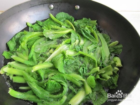 耗油水东芥菜的做法