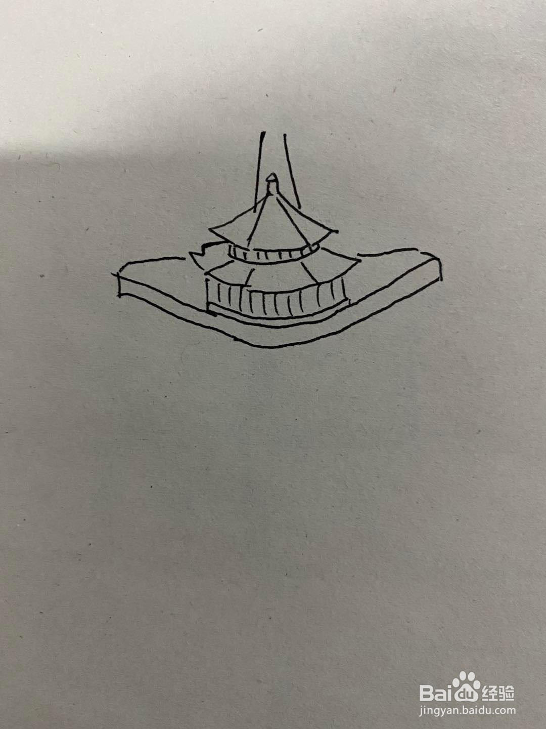 青岛栈桥简笔画