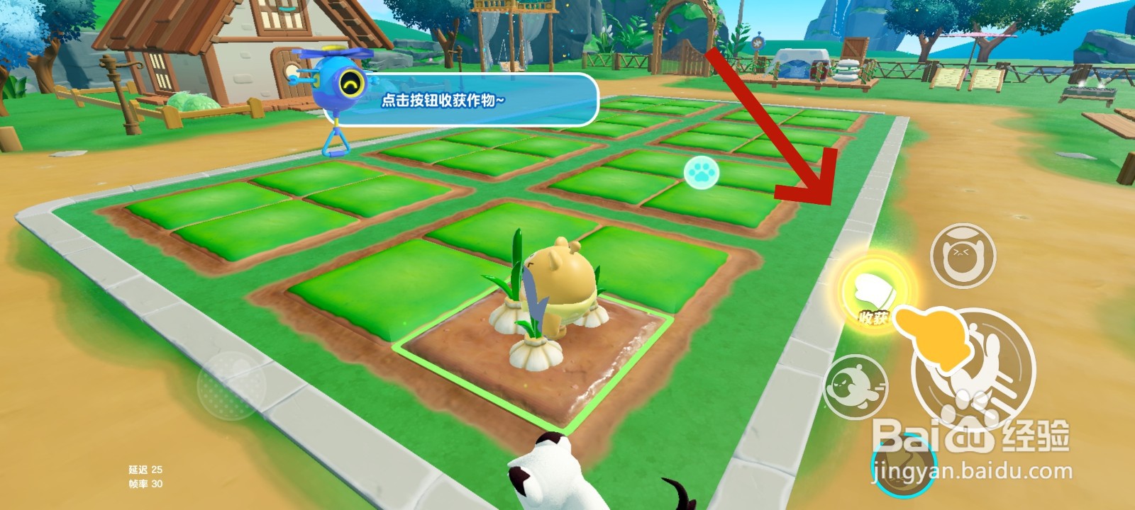 蛋仔派对游戏中收割大蒜的教程