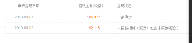 第一次百度经验提现心得