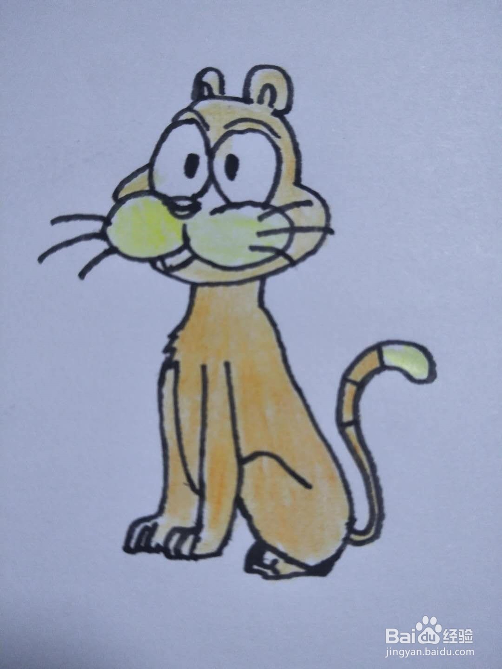 猫的简笔画法2